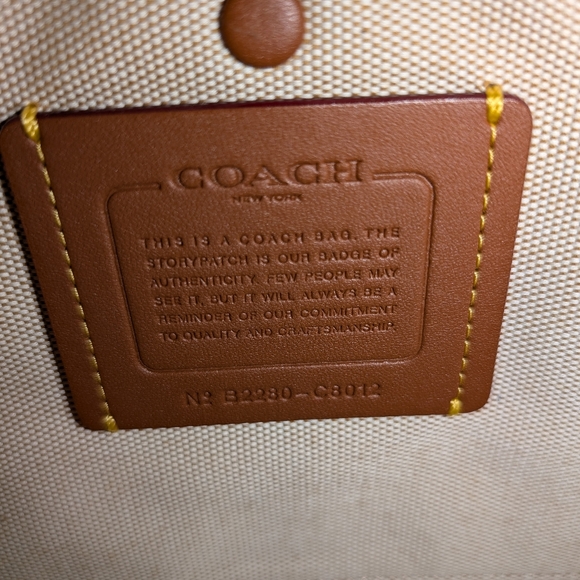 Coach Rogue 30 Bag in Colorblock Washed Chambray - Picture 11 of 13